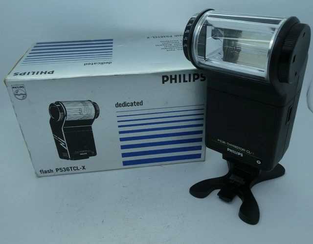 PHILIPS P536 THYRISTOR CL X Shoe Mount Flash for Canon SLR's £9.99 ...