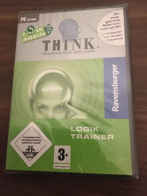 THINK: Logik Trainer - PC - deutsch - Neu / OVP CD-Rom Ravensburger Think Again