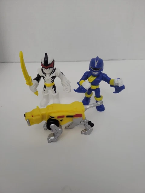 Power RANGERS 3 PK SABERTOOTH ZORD 2.5 Figure Saban's Playskool Heroes Series 1