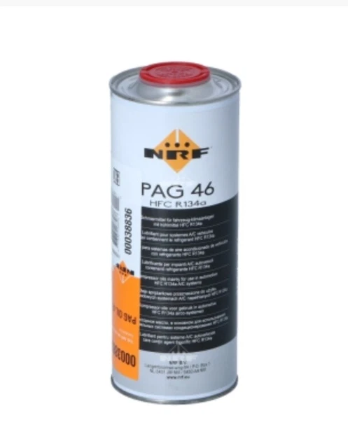 Huile PAG 46 Pour Compresseur 1L - R134A/R404A - ERRECOM OL6001.K.P2 Neuve