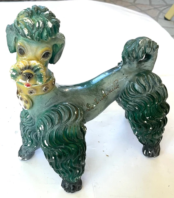 Sculpture de conversation en argent, nacre et pierres dures