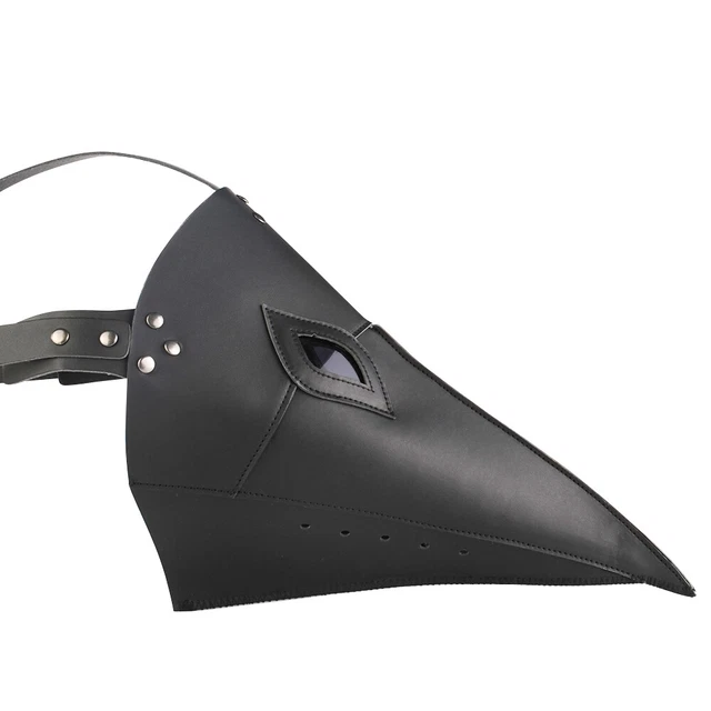 Plague Doctor Leather Mask Halloween Clothing Long Nosed Bird Steam Punk