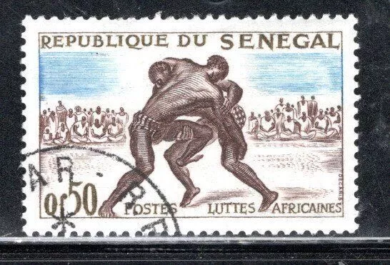 Lote De Sellos De Francia Colonias Senegal África Usados 1292Am