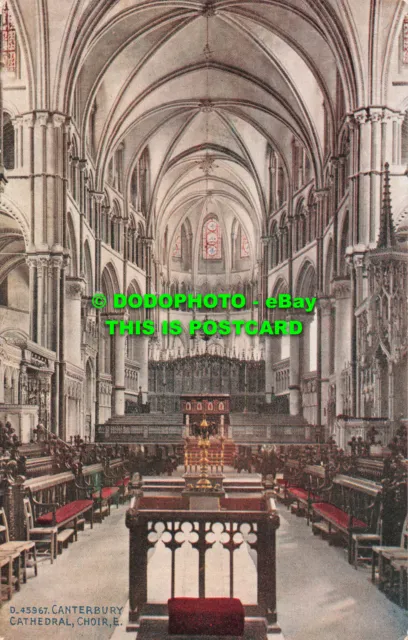 R530111 Canterbury Cathedral. Choir. E. The Photochrom. Celesque Series