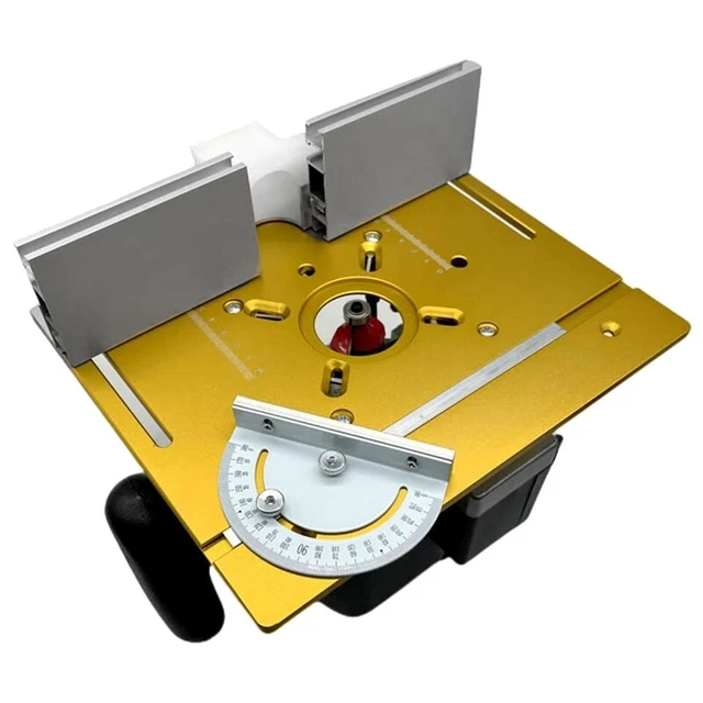Piastra di inserimento tavolo router lega di alluminio legno fresatura flip tabellone taglio M M7B9
