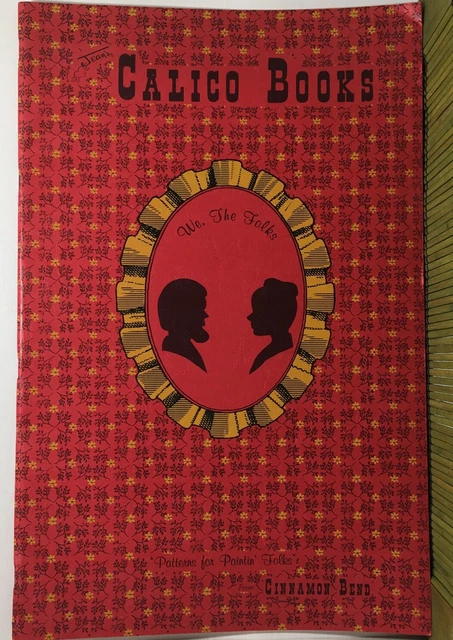 Calico Books We the Folks Patterns para Pintar Folks Cinnamon Bend 1974