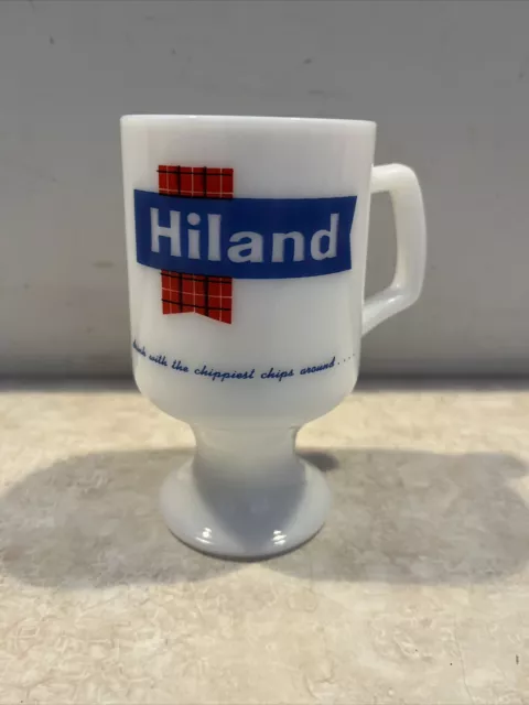 Hiland Potato Chips Des Moines Iowa Footed Coffee Mug