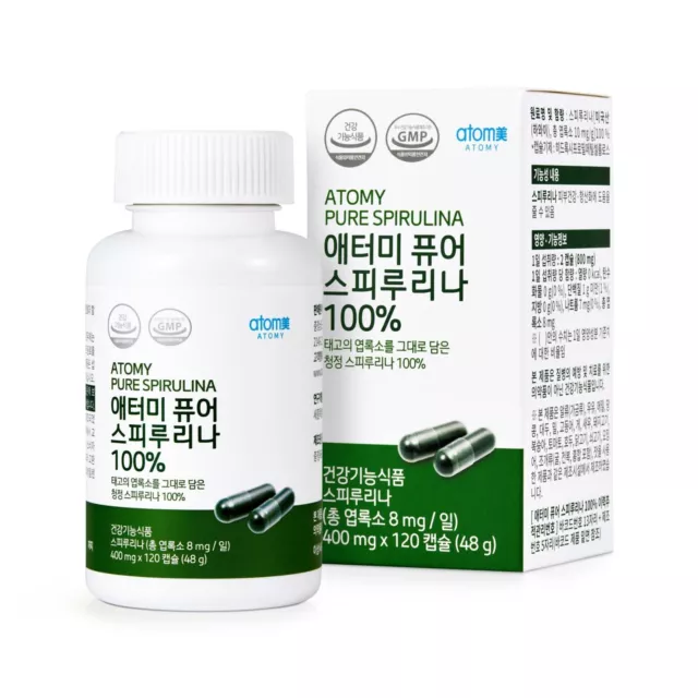 Atomy / 100% Pure Spirulina from korea 400mg *120 / 48g From Korea