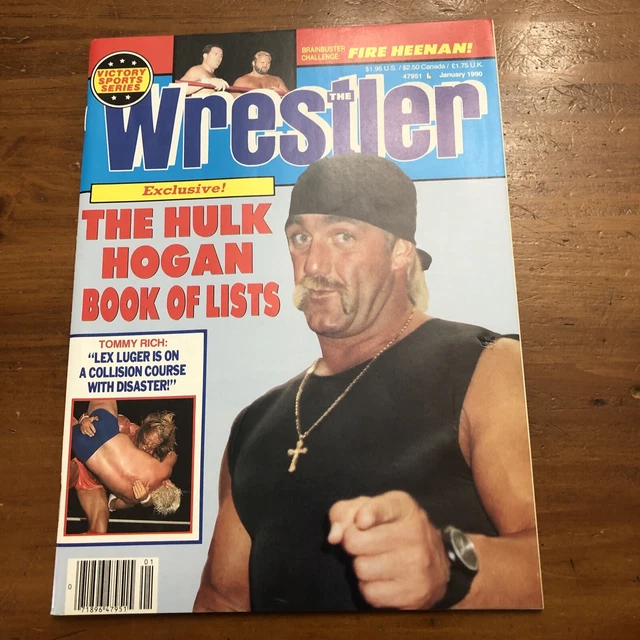 THE WRESTLER MAGAZINE January 1990 Wrestling Hulk Hogan Tommy Rich