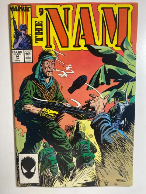 Marvel Comics The 'Nam Vol.1 #14 (1988) Vf Comic