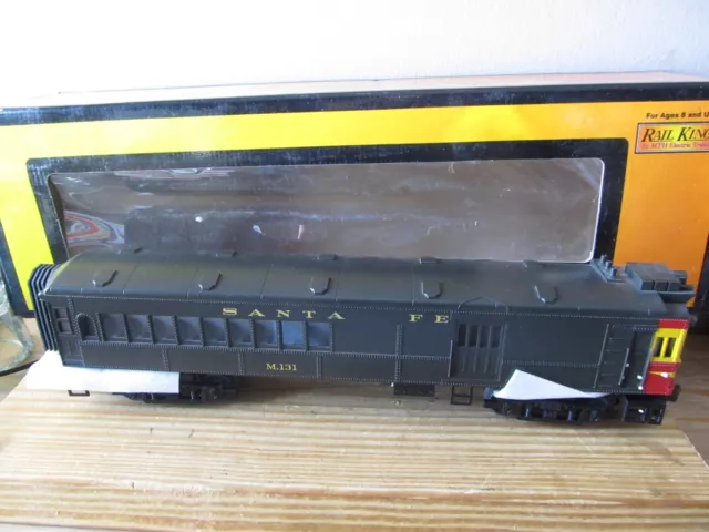 MTH Rail King 30-2135-0 Doodlebug SANTA FE POWERED Diesel w/ Protosound  0/027