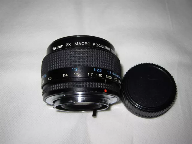 Vivitar 2X Macro Focusing TeleConverter MC ... Pentax PK mount ...Made in JAPAN.