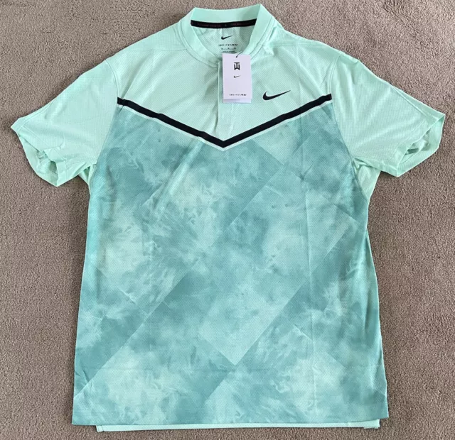 Nike Dri-Fit ADV Tiger Woods Printed Golf Polo Shirt DH0916-379 Small/Medium LTD