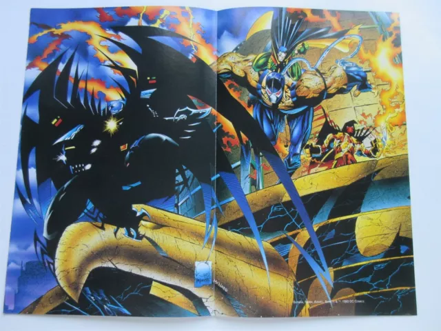 1993 10" x 13" Promo Poster Batman Robin Azrael Bane DC Comics