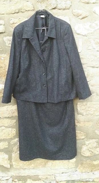 Tailleur Jupe + Veste Noir Marithé François Girbaud - Taille S - Neuf Sans étiquettes