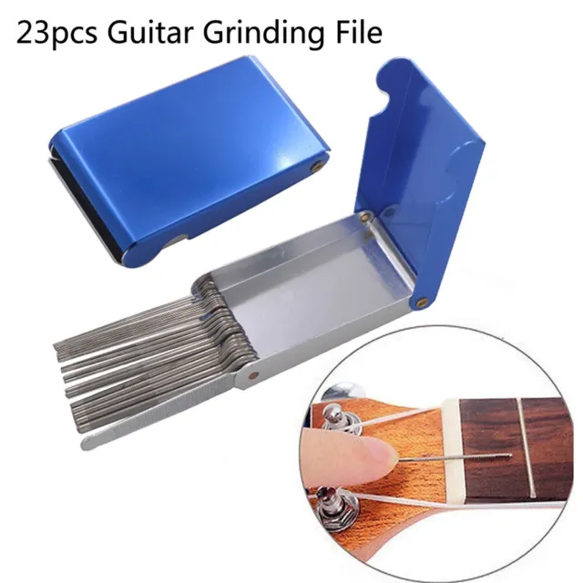 Comprehensive Guitar Repair Tool Set with High Quality Nut Slotted Files