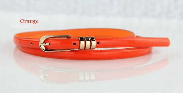 Women Must Have Fashion Waist Belt Classic Plain Candy Color Leather Waistband