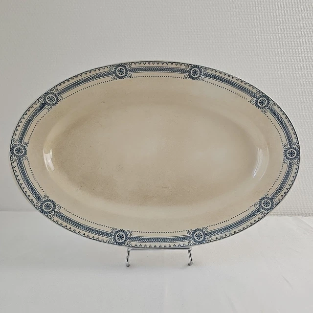 Plat ovale Terre de Fer - - boutique en ligne de brocante