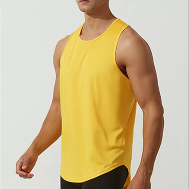 T-shirt confortable sans manches de gym pour hommes réservoir musculaire en dif