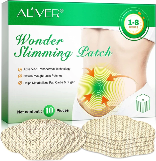 Slimming Patch 10PCS Cerotti Dimagranti, Patch Anticellulite Efficaci,Cerotti Di