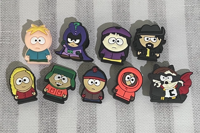 South Park Shoe Charms Crocs Set 9 Butters Bebe Kyle Stan Kenny Coon Mysterion