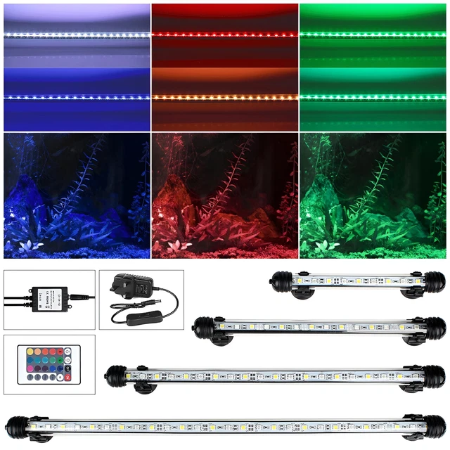 Aquarium LED Fish Tank Light 5050 SMD Bar Strip Lamp Lighting Submersible UK