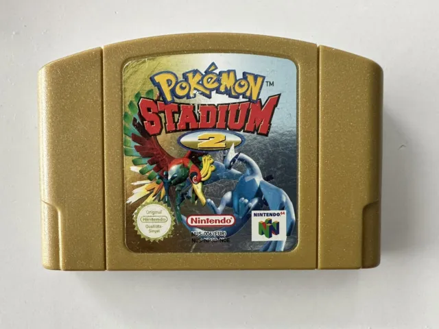 Nintendo 64 N64 Spiel Pokémon Stadium 2 Pokemon Top Zustand   #F49