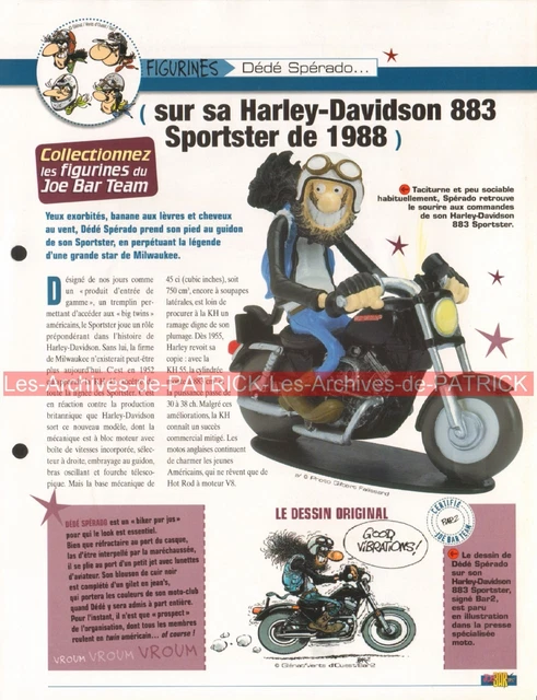 Moto Miniature Hachette Série 1 Joe Bar Team - Harley-Davidson Rigide 1995, échelle 1/18, Neuve En Boîte