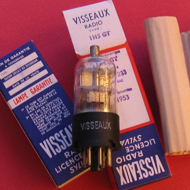 Tube électronique NOS – Visseaux 5Y4S – Neuf Sous Emballage D’origine
