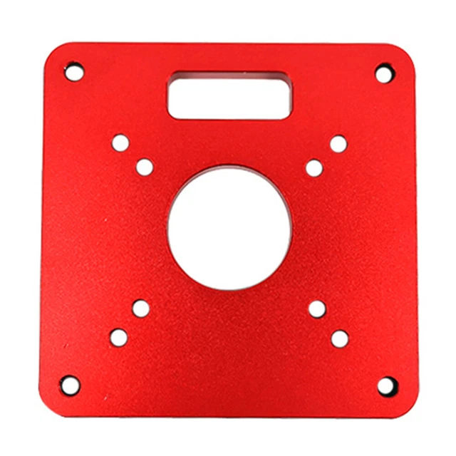 Aluminium Router Table Insert Plate Woodworking Benches Wood Router Trimmer FS2#