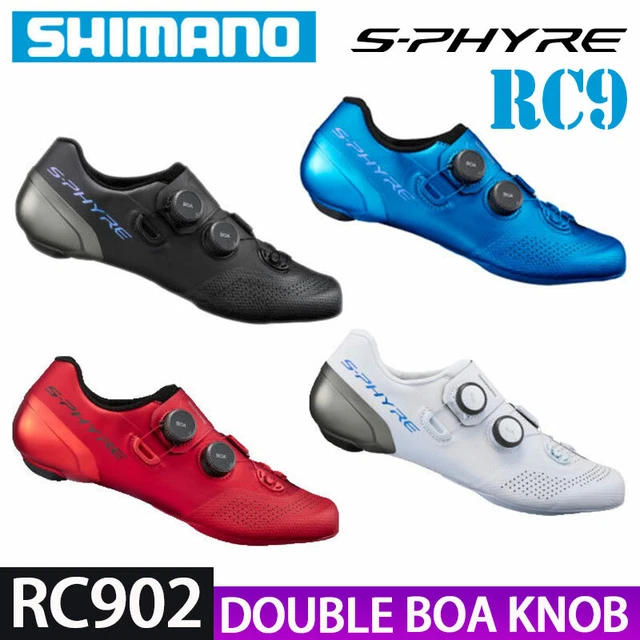 Shimano S-PHYRE RC9 SH-RC902 Double BOA Knob Carbon Self Locking Cycling Shoes