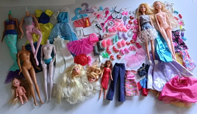 Barbie Mattel Vintage e moderni scarpe accessori vesti corpi parti di ricambio