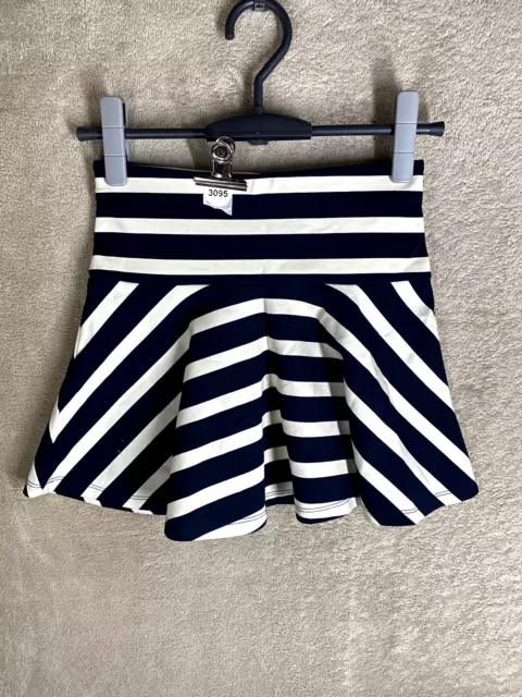 Witchery GIRL Casual Short Skirts Size 10 Girls Kids White Navy Striped