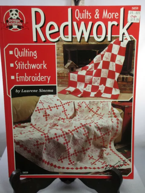 Redwork Book Quilts & More Quilting Stitchwork Embroidery, Laurene Sinema # 5059