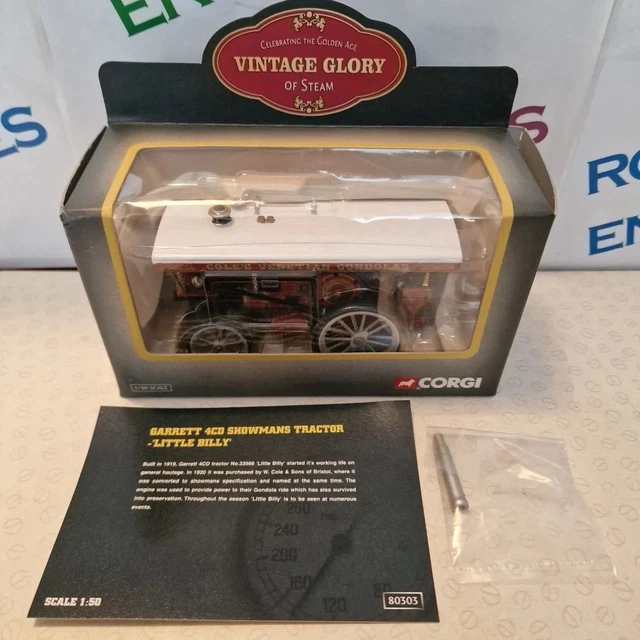 Miniature Corgi 1/50 CC20302 - Tracteur Garrett 4CD Et Remorque War Department