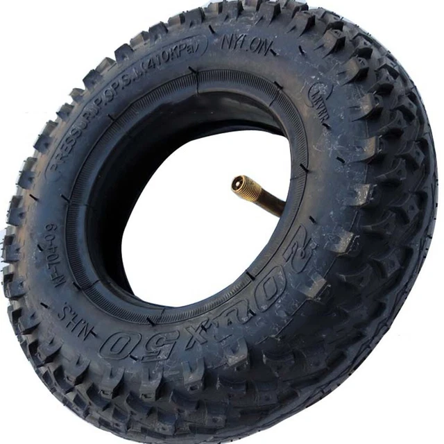 Pneu 200x50 Avec Chambre à Air 135 Mm - Pour Trottinette Électrique E-Scooter - HMParts