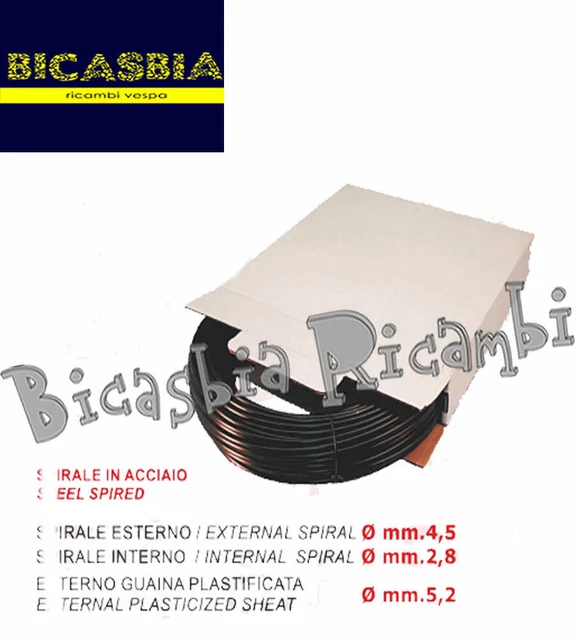 2 METRI GUAINA CAVO FRENO CAMBIO DIAMETRO 5mm BLU BLUE BICI BICICLETTA MTB