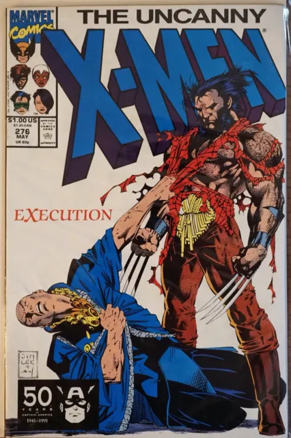 Uncanny X-Men # 276 May 1991 Chris Claremont & Jim Lee NM