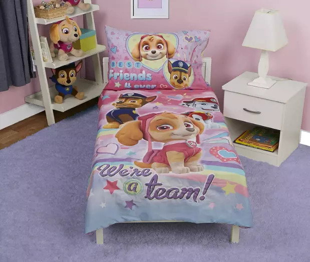 Juego De Cama Infantil Cubierta De Cama Paw Patrol Sabanas Fundación Almohadas Niños