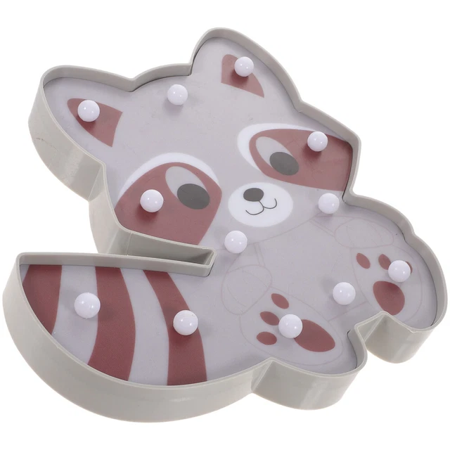 CUTE RACCOON NIGHT Light for Bedroom and Living Room Decoration £10.99