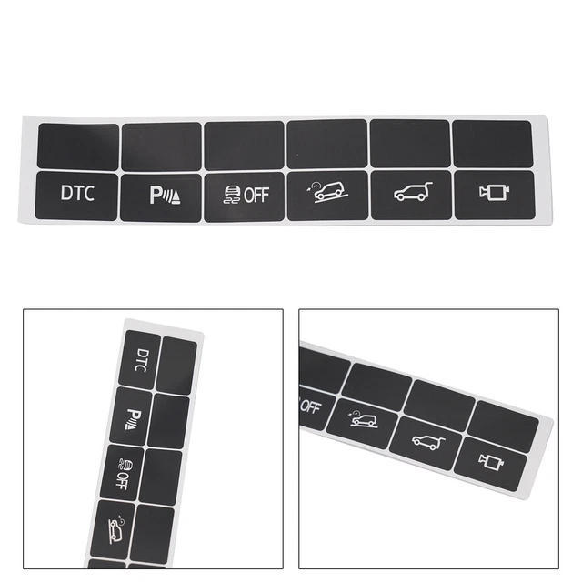 CAREFORM DTC Traction Control Button Sticker For BMW X5 2007-2013 – OE 64119165683