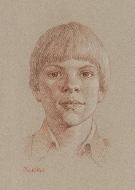 Alec Wiles (1924-2021) - 20th Century Pastel, A Boy