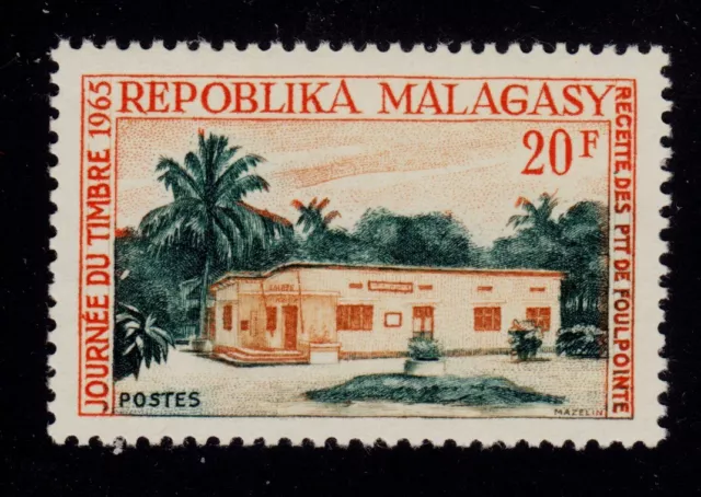 République Malgache Scott # 366 Mnh Timbre Jour 1965