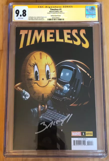 Timeless 1 Miss Minutes Cgc 9.8 Signed Bagley (Publ. Feb. 2022)