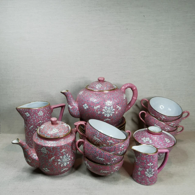 VINTAGE CHINESE &EGGSHELL& porcelain tea set, 20th century. EUR 1.000 ...