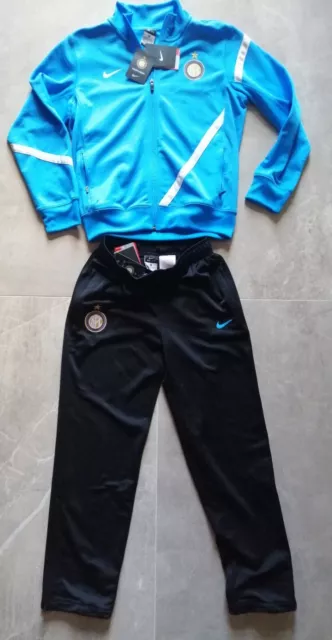 Tuta Completa Inter 2004 2005 Nike Boys Taglia M Nuova Con Etichette Originali
