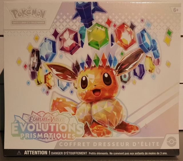 Pokémon Coffret Dresseur d’Élite EV8.5 Évolutions Prismatiques VF