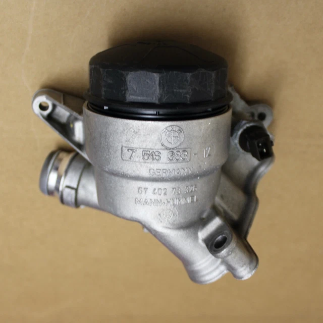 BMW ALUMINUM OIL Filter Housing Unit for N51N55 Engines w/Heat