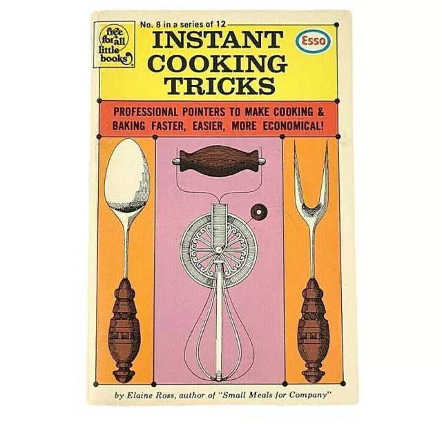 Esso Instant Cooking Tricks No. 8 VTG 1967 Gas Station Free For All Little Books