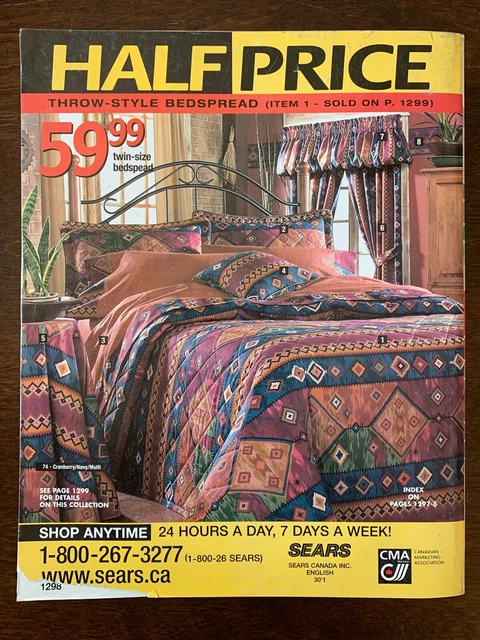 2001 SEARS SPRING & Summer Catalogue Canada $49.95 - PicClick CA